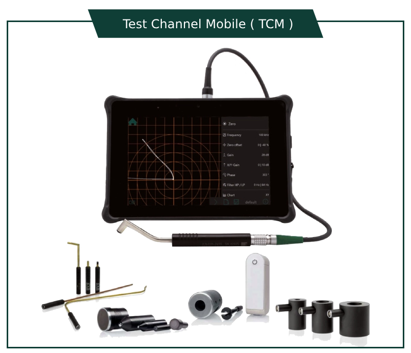 TCM- Test Channel Mobile -Portable Eddy Current Crack Detector